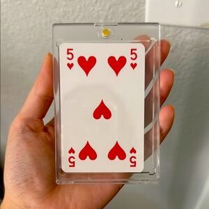 Louis Vuitton Foundation 5 of Hearts Collectible in Clear Protective Case